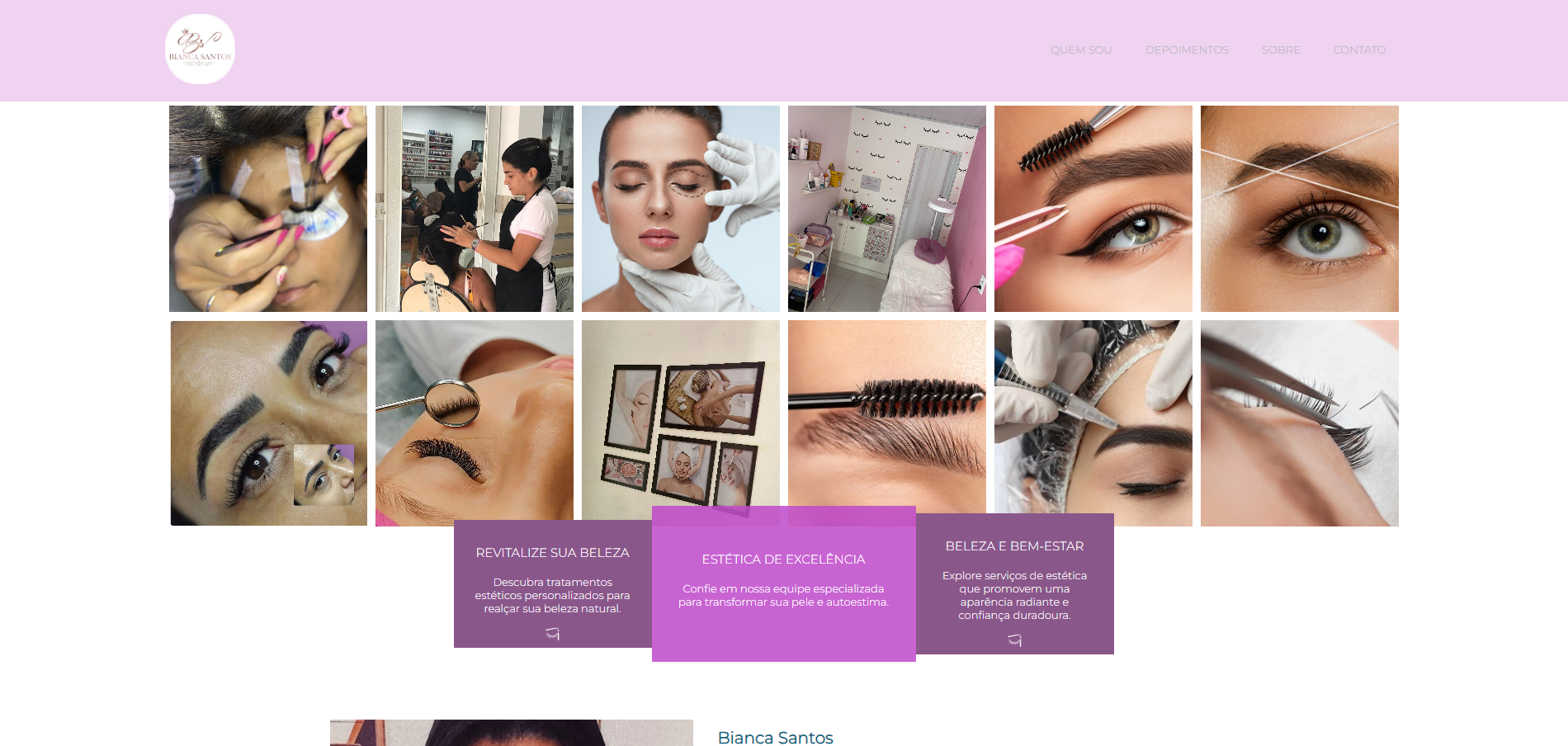 Landing Page Estética