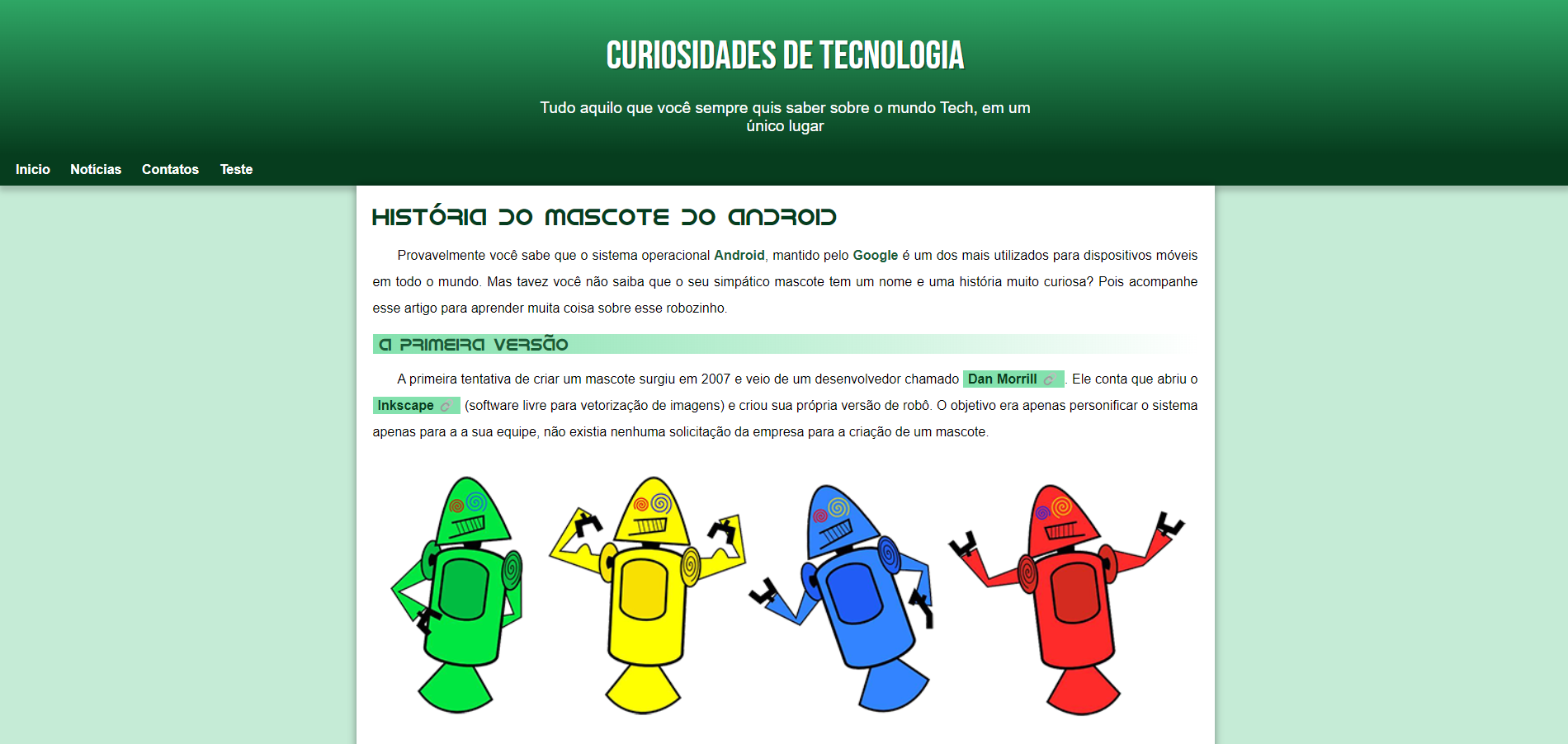 História do Android